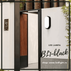 LED lampa BL1-black 18W