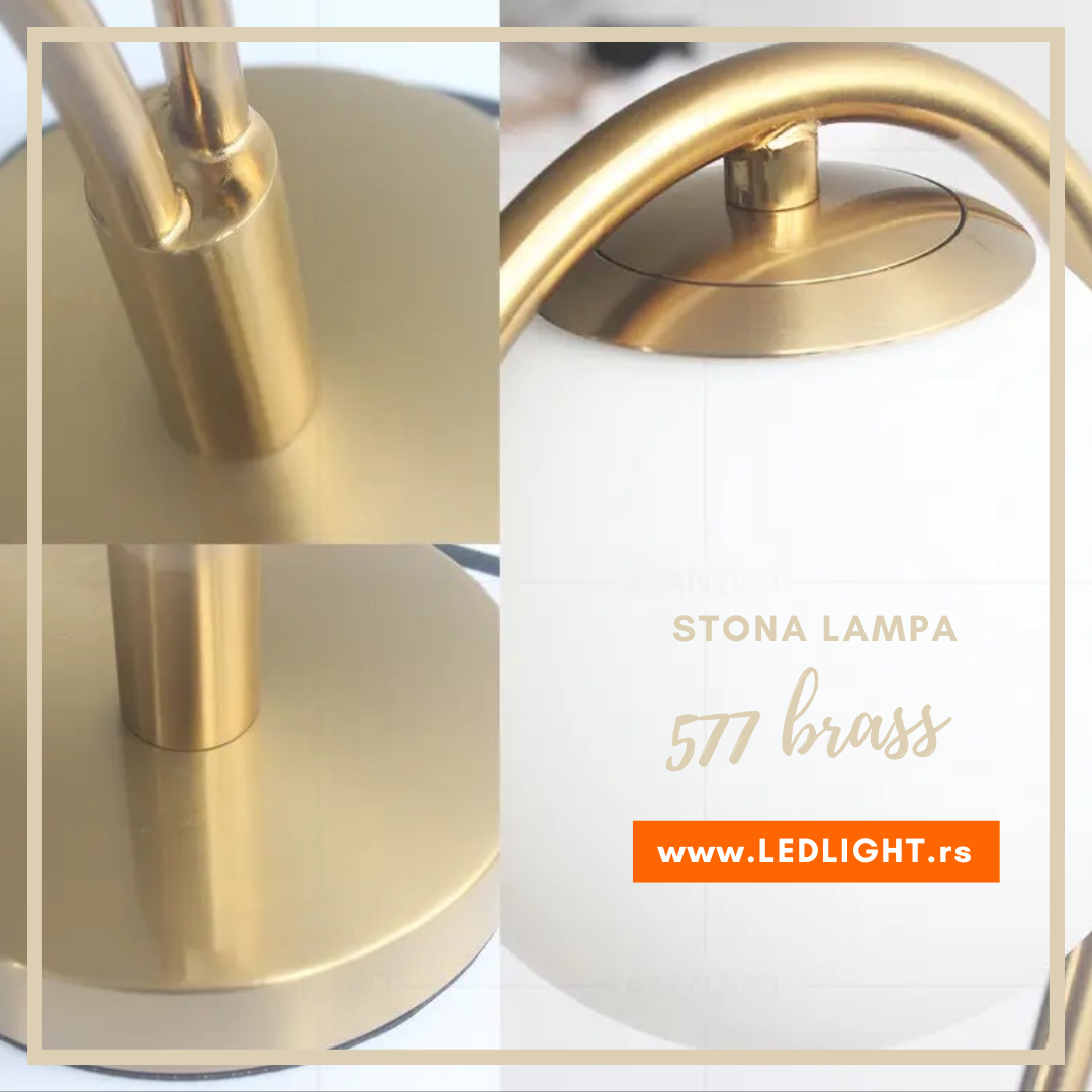 Stona lampa 577 brass 2