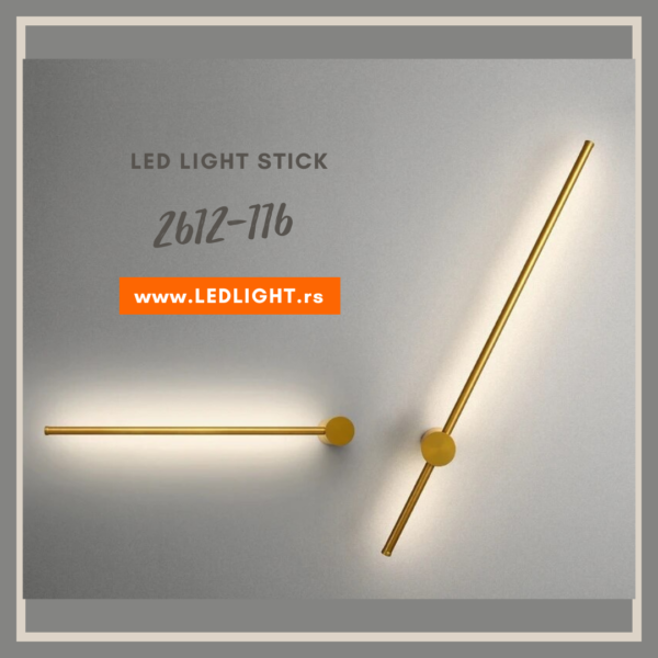 LED Light Stick 2612-116 16W 4000K brass 3