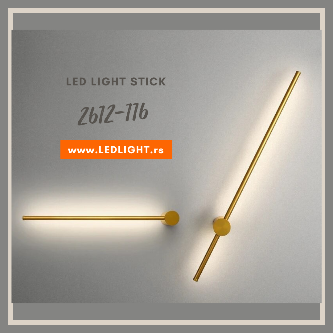 LED Light Stick 2612-116 16W 4000K brass 3