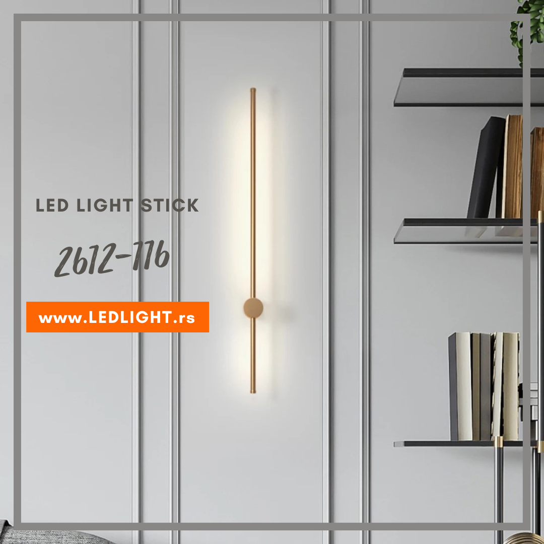 LED Light Stick 2612-116 16W 4000K brass