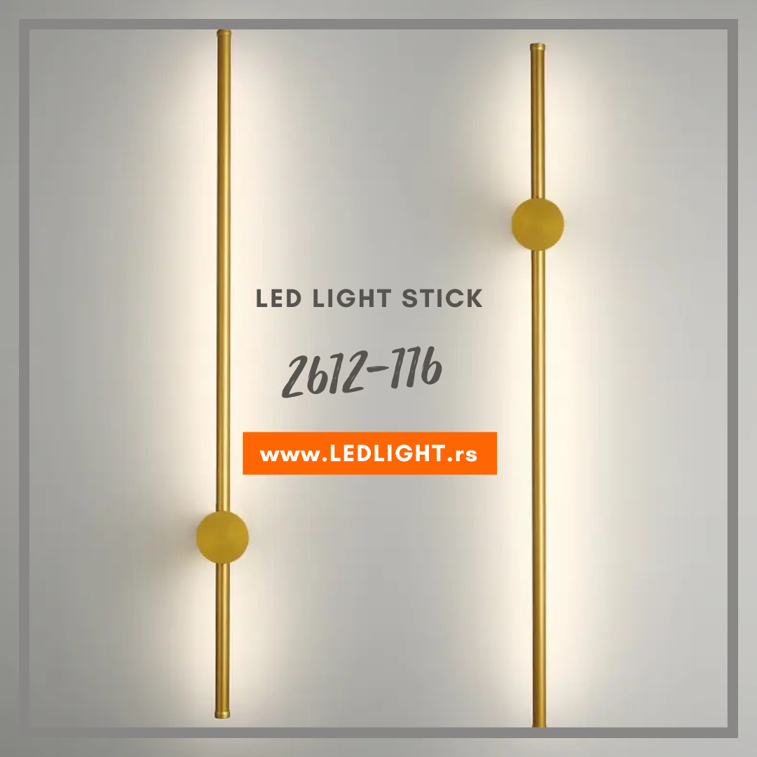 LED Light Stick 2612-116 16W 4000K brass 2
