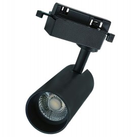 Crni šinski LED reflektor 10W 6500K 67207