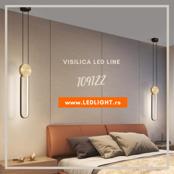 Visilica LED Line 109122 brass