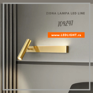Zidna lampa LED Line 109241 brass