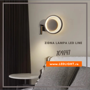 Zidna lampa LED Line 109141 crna