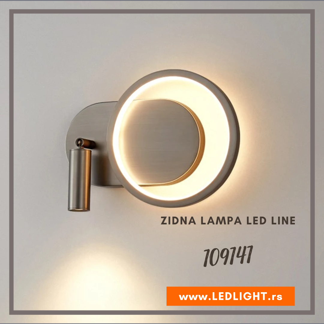 Zidna lampa LED Line 109141 crna 1